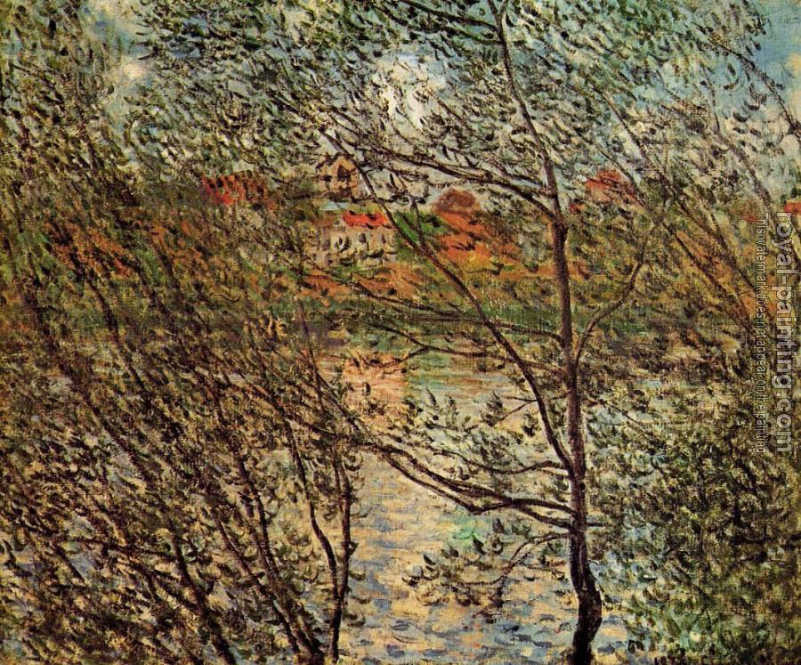 Claude Oscar Monet : Springtime through the Branches